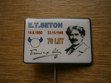Odznak k 70.vro mrt E.T.Setona