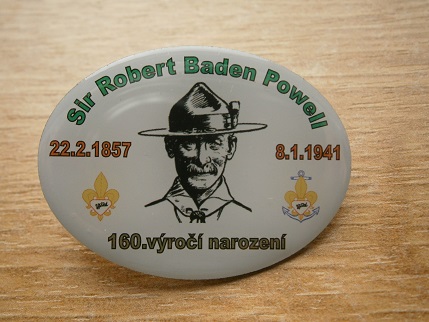 Odznak k 160.vro narozen R.B.Powella