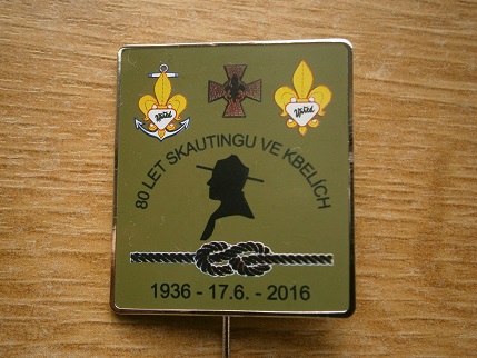 Odznak 80 let skautingu v Kbelch 1936 - 2016