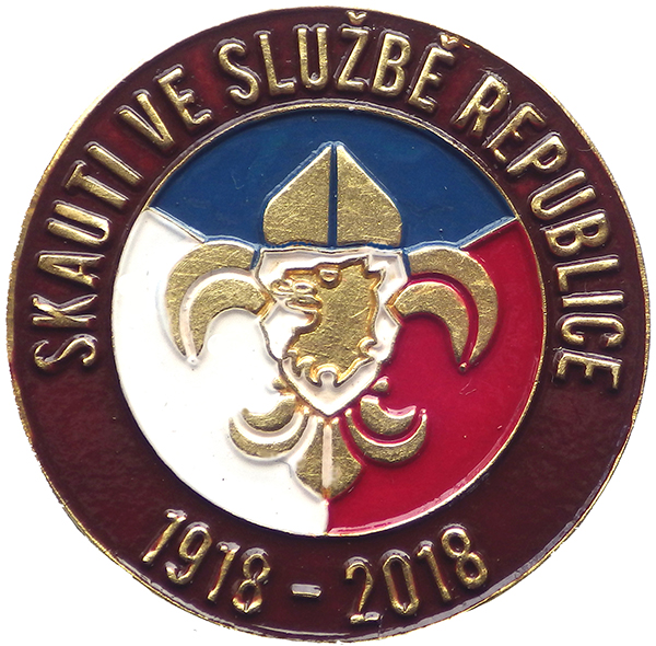 Odznak Skauti ve slub republice 1918 - 2018