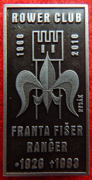 Odznak Rower club 1968 - 2018 F. Fier
