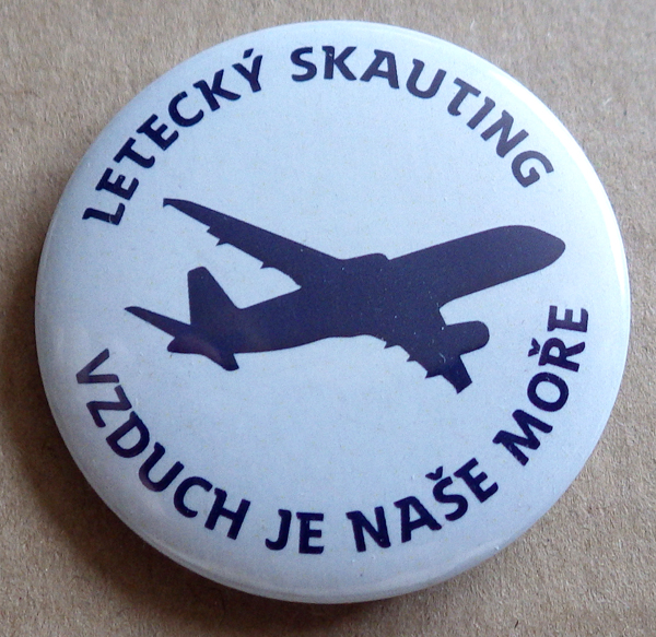 Placka Leteck skauting - Dopravn letadlo
