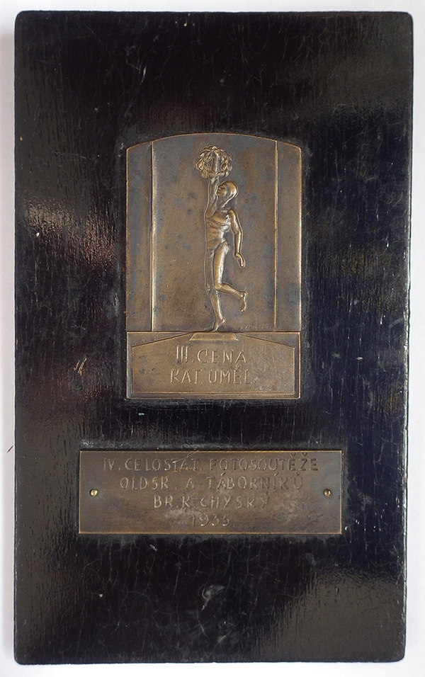 Plaketa 1935 - III. cena kat. uml.